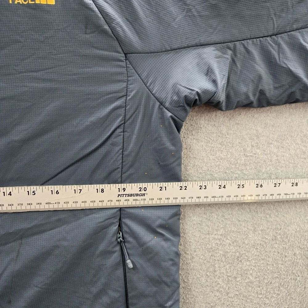 The North Face Men Jacket L/G Gray Nylon Ventrix Ultralight Puffer READ